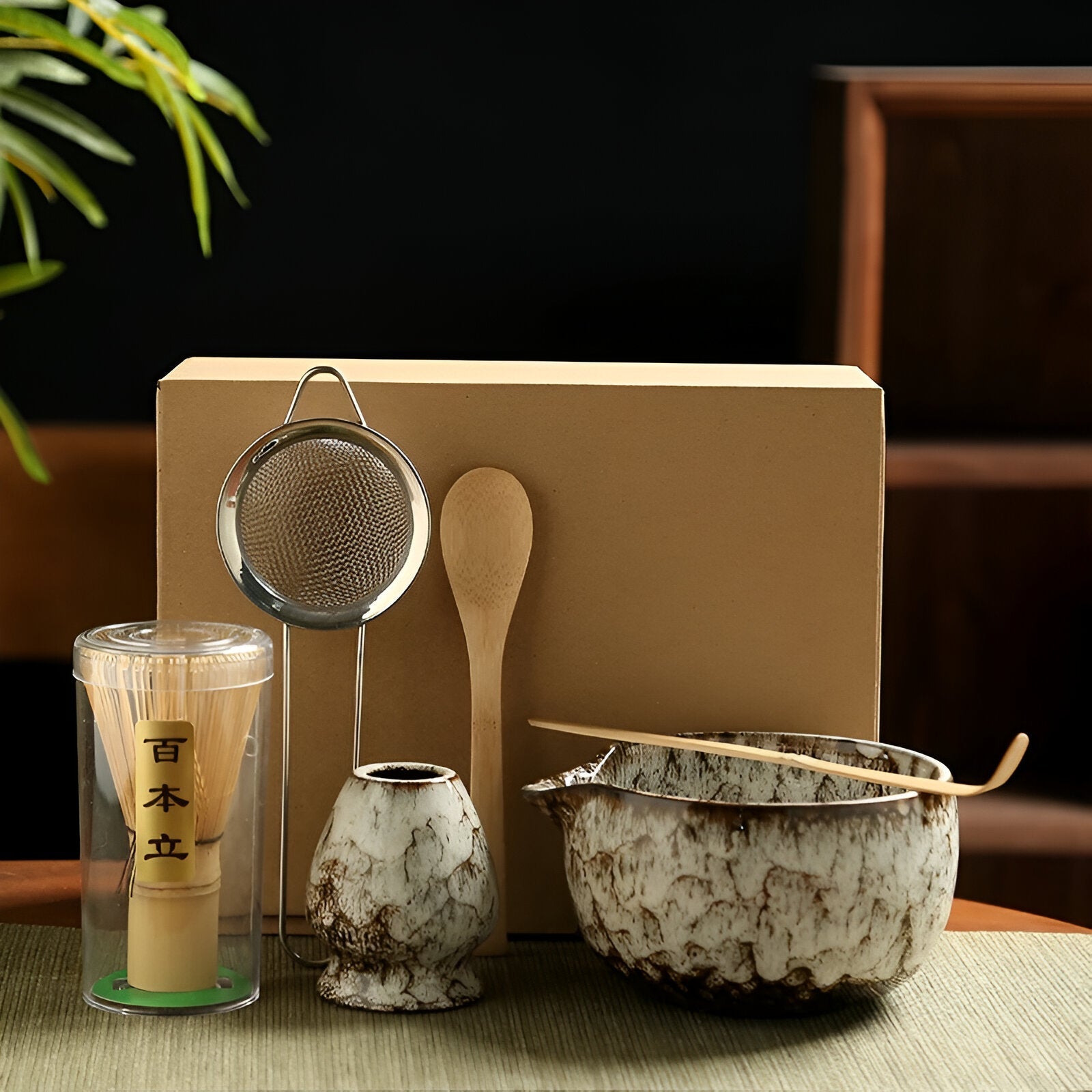 Set di preparazione Matcha 6 pezzi - Eleganza artigianale e gusto raffinato