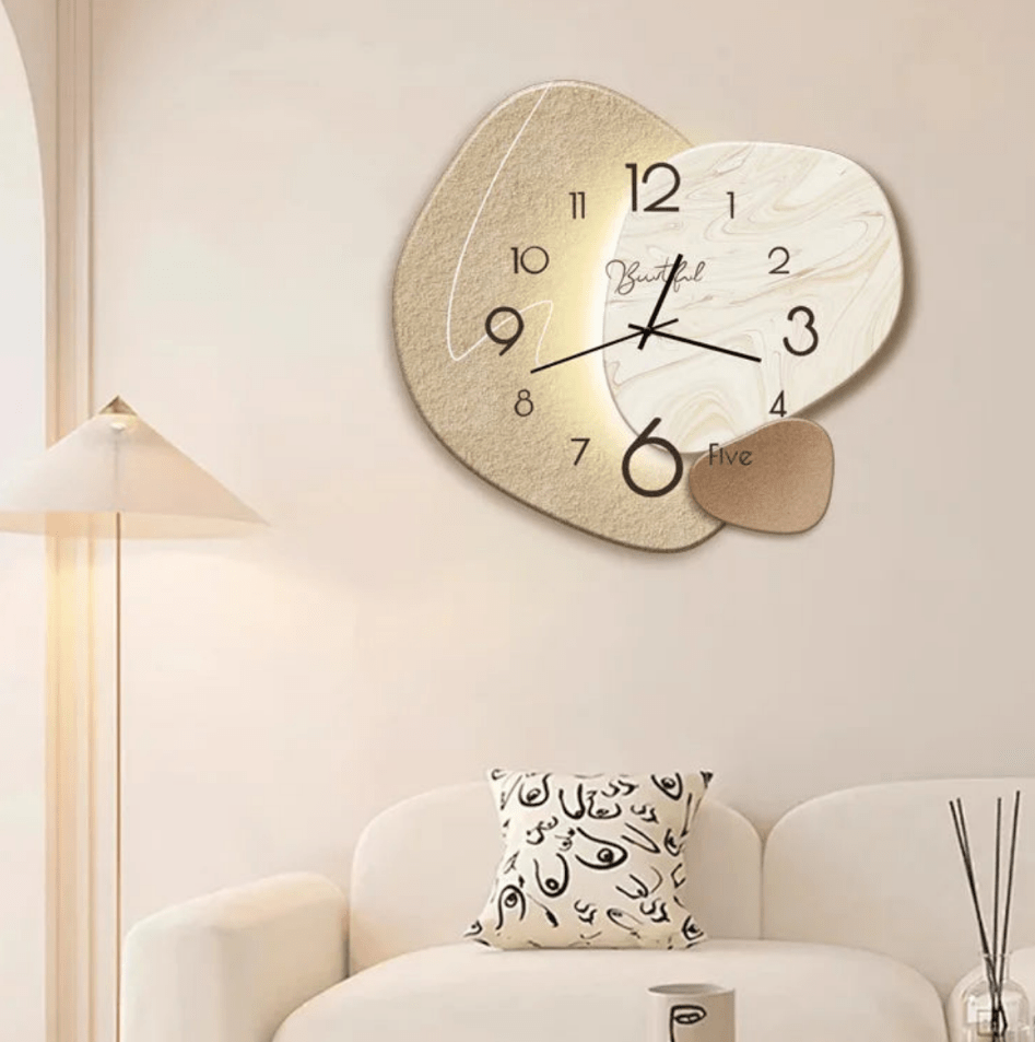 Relógio de Parede Moderno – Elegância e Estilo Contemporâneo 