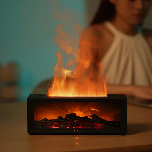 Difuzér vůní Efekt plamene – Teplá a uvolňující atmosféra 