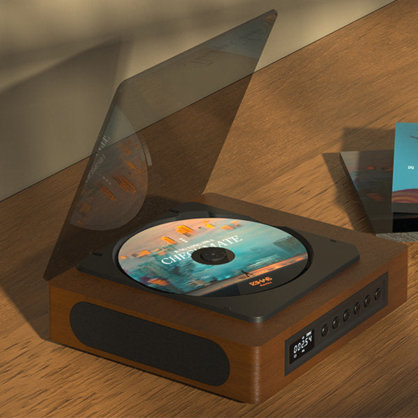 Lecteur CD Rétro Bluetooth Avec Port Type-C — Connectivité & Qualité Audio Supérieure