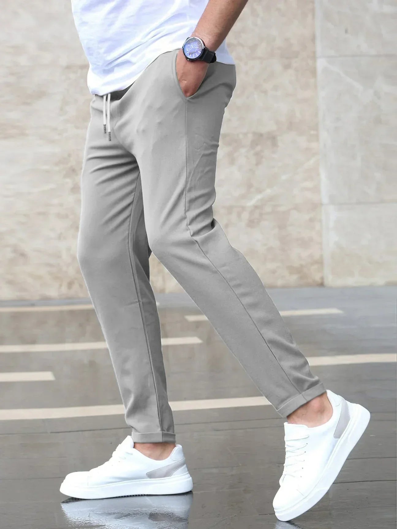 Gyan | Pantalon Casual Homme – Simplicité Et Polyvalence