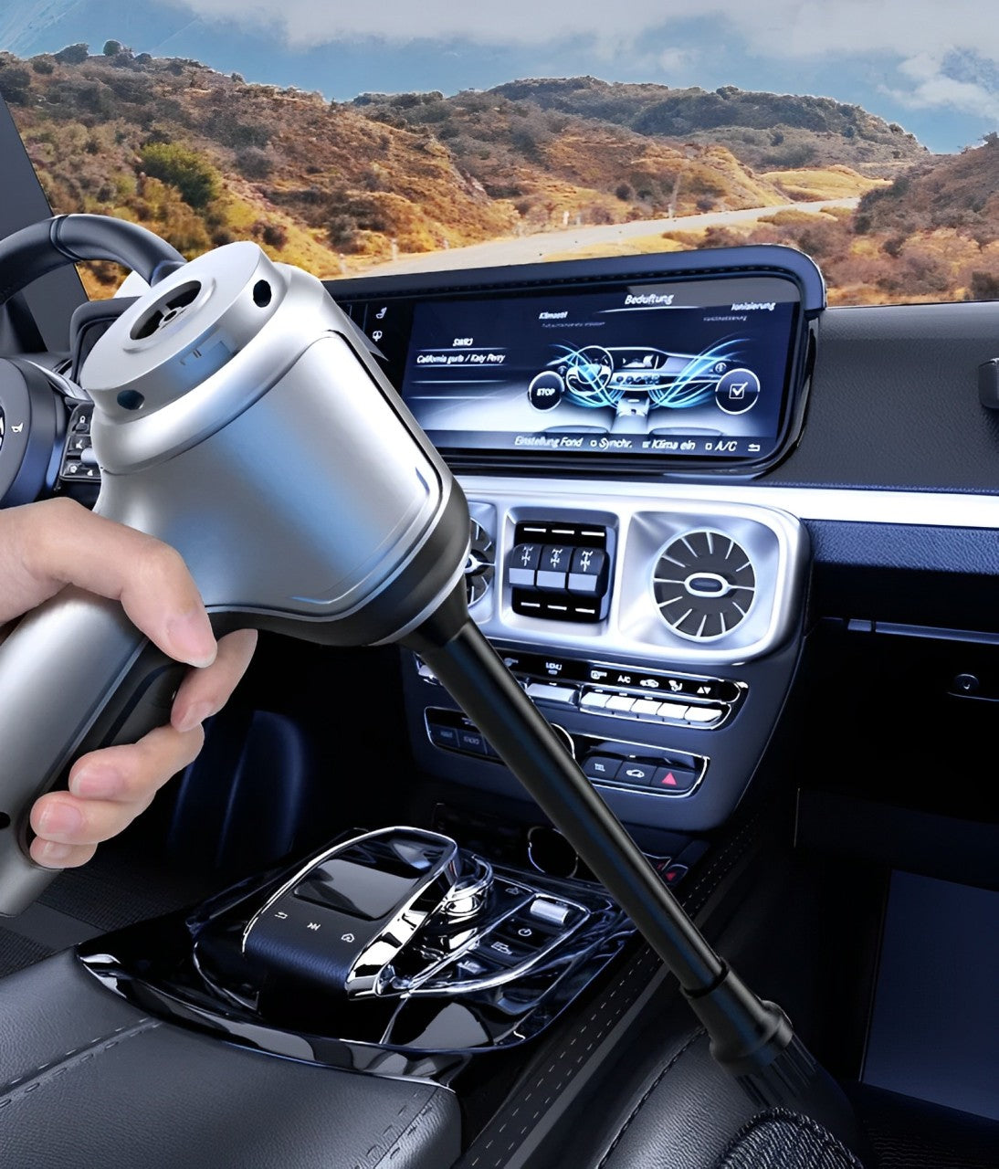 Bezdrôtový automobilový vysávač 95000Pa — Výnimočná sacia sila 