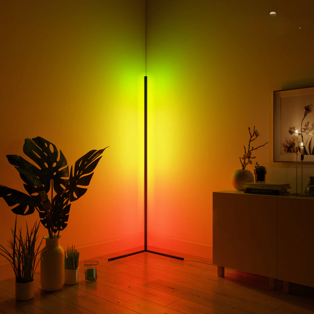 Narożna lampa nastrojowa - Éclat Multicolore & Atmosphère Moderne