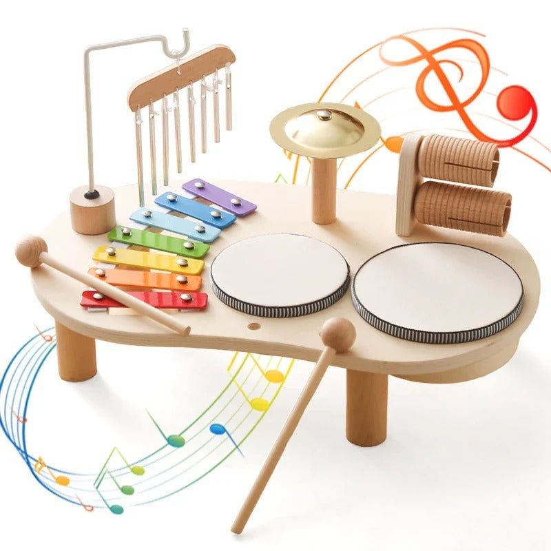 Musikkinstrumenter – Lek med oppdagelse for småbarn 