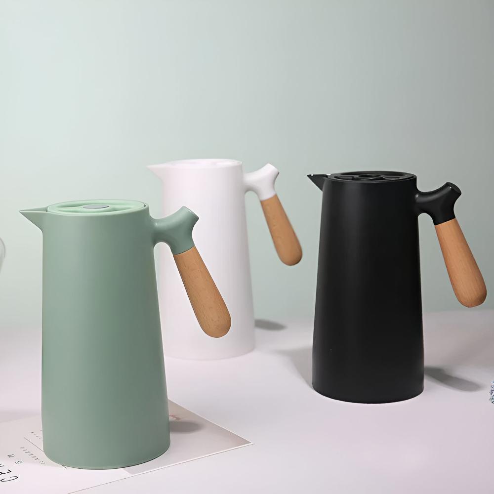 Jarro térmico com pega - Elegância moderna e desempenho térmico