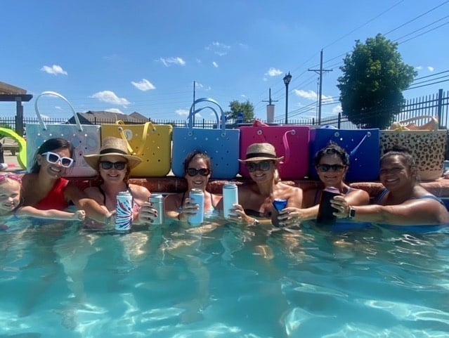 Rigid Beach Bag - färgglad design och stor kapacitet