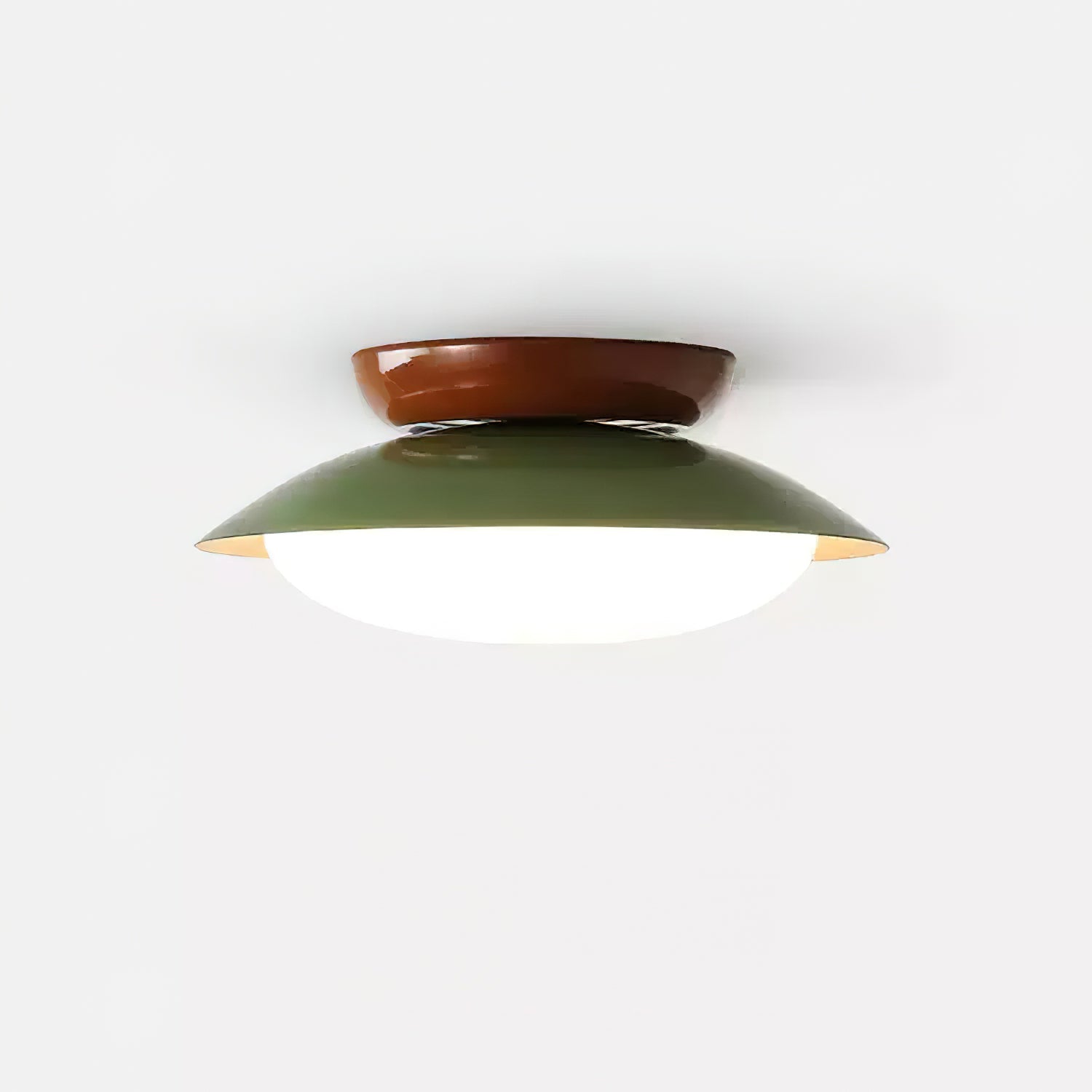 Candeeiro de teto redondo LED - Brilho natural e elegância discreta