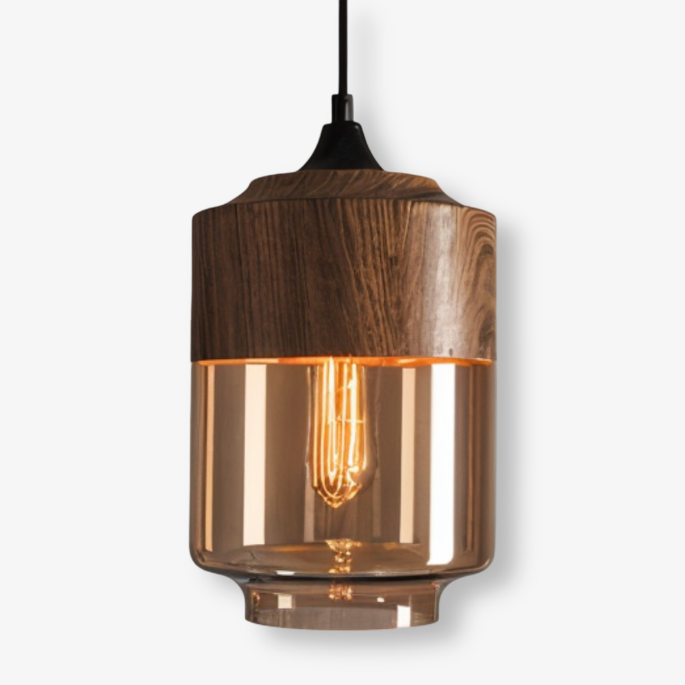 Suspension Loft En Verre Rétro — Luminaire Tendance & Atmosphère Unique
