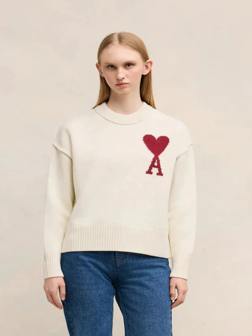 Aimé | Unisex Sweatshirt – Ikonisk Hjerte og Trendy Stil 